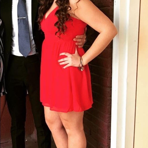 Red casual dress! - Picture 2 of 2